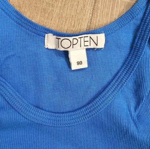 TOPTEN Korean Clothing Brand Size Womens  Small Blue and Pink - Picture 3 of 9